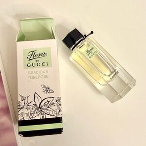 GUCCI FLORA GRACIOUS TUBEROSE 0.16 FL oz / 5 ML Splash Miniature In Box